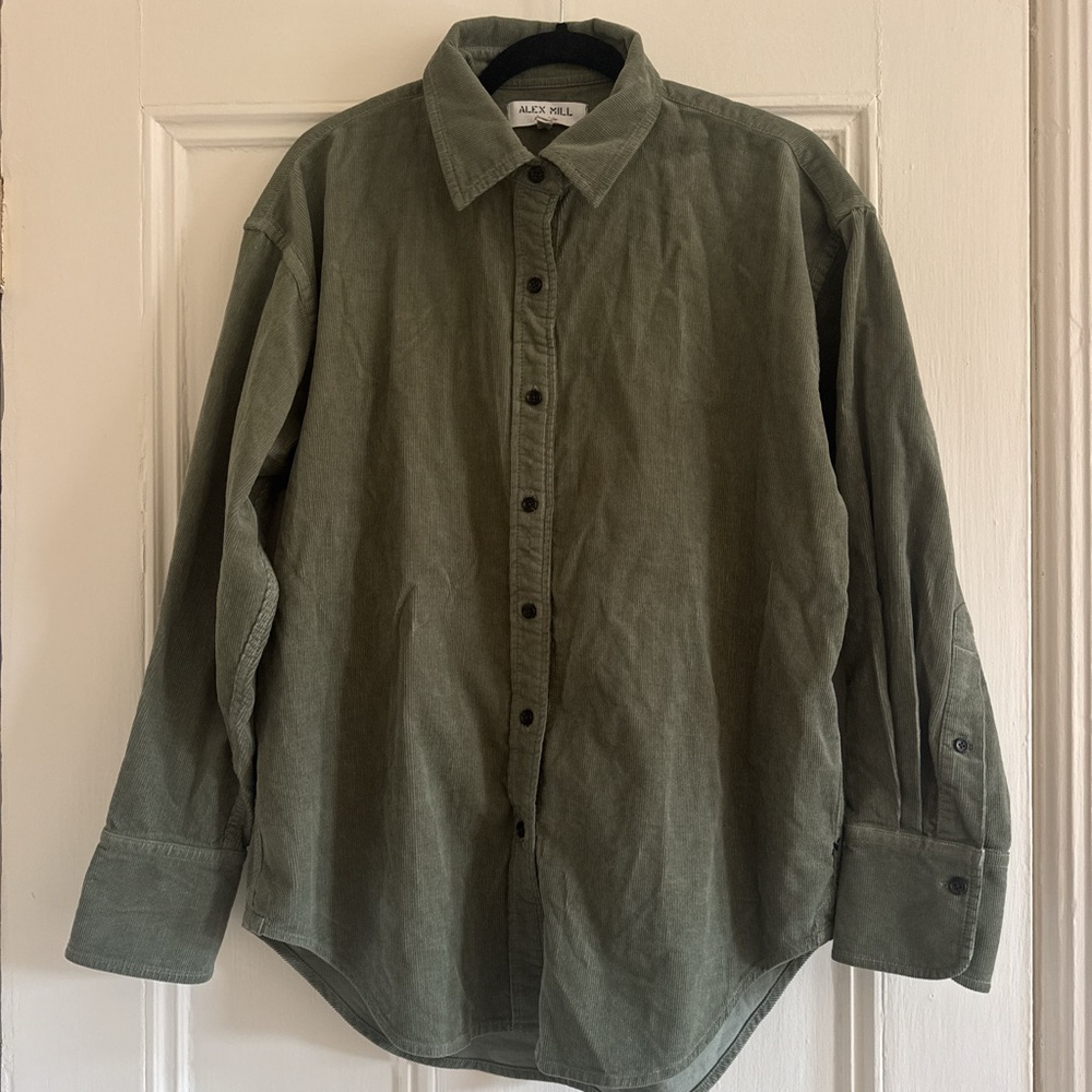 Alex Mill Olive Button Down Shirt